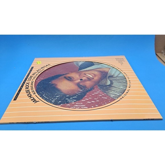 Elvis Presley Jailhouse Rock Love In Las Vegas Picture Disc LP 1983‎ RCA Mint - Picture 14 of 14